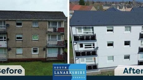 Energy improvements totalling £1.4million made to South Lanarkshire council flats