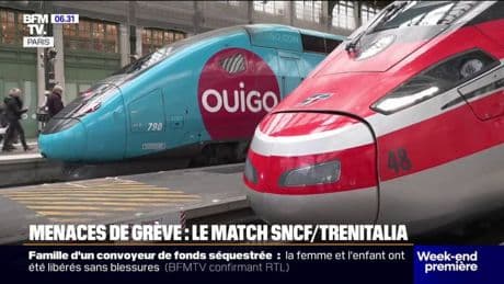 La menace de grève relance le match entre la SNCF et Trenitalia