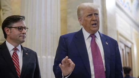 Trump presiona a los congresistas republicanos para que aprueben su ley de rebaja de impuestos