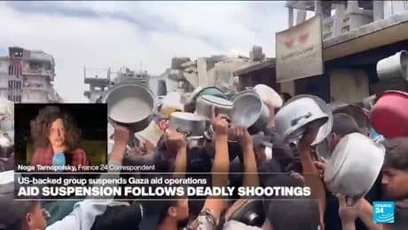 US- and Israeli-backed group pauses food delivery in Gaza after deadly shootings