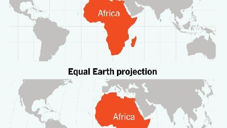 African Union Endorses Call to Abandoned the Mercator Map