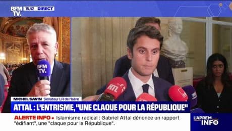 Rapport sur les Frères musulmans: "Aujourd'hui il est temps de réagir", affirme Michel Savin sénateur LR de l'Isère