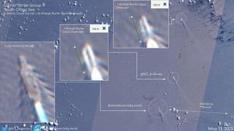 Portaerei Usa con potenza nucleare USS Nimitz vicino ai confini cinesi. Pechino: «Situazione stabile»