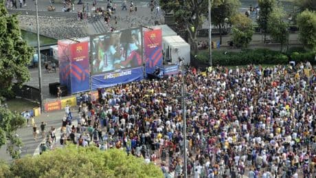 Habrá pantalla gigante en Barcelona para la final de Champions femenina