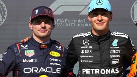 Russell grapt over strafpunten Verstappen: 'Maar hij gaat niks raars doen'