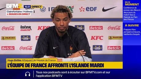 Qualifications du Mondial 2026: "Je me vois comme un attaquant qui peut jouer un peu partout", estime Hugo Ekitiké