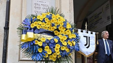 <p>Tragedia in Piazza San Carlo, la Juventus ricorda Erika e Marisa</p>