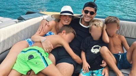 Morata y Campello empiezan de cero en Italia con sus cuatro hijos: primeras imágenes de su nueva vida