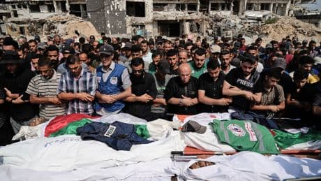 Gaza latest: Israel intensifies bombing of Gaza despite global outcry over slain Al Jazeera journalists