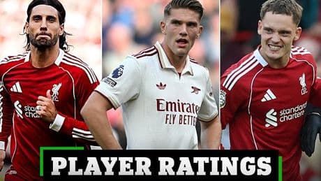 Liverpool 1-0 Arsenal PLAYER RATINGS: Who was the 4/10 weak link for Gunners? Which exceptional star ran the midfield? And how did match-winner Dominic Szoboszlai fare?