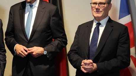 Germany’s Merz and UK’s Starmer Meet to Cement Ties as U.S. Steps Back