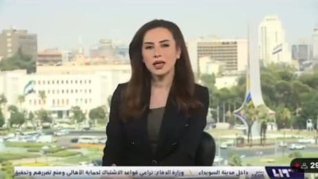 Syrie : une journaliste surprise en plein direct à la télévision par une frappe de l’armée israélienne
