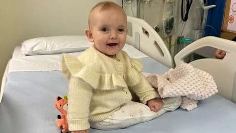 'We saw an odd glow while bathing our baby, now she's fighting for her life'