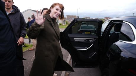 'I didn't do a runner': Angela Rayner's Hamilton visit derailed by protesters