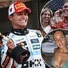 Lando Norris is cheered on to Monaco Grand Prix victory by Portuguese model Margarida Corceiro - with duo's relationship back ON after break-up
