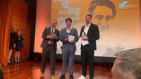Emilio Morenatti gana el premio Cirilo Rodríguez de periodismo