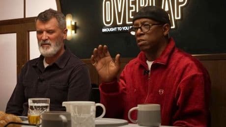 Ian Wright points Arsenal in Man Utd's direction after heated Roy Keane argument