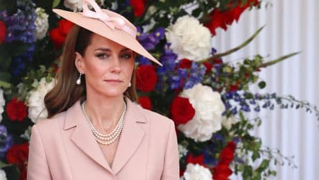 Le chic absolu de Kate Middleton, en Dior pour accueillir Brigitte et Emmanuel Macron à Londres