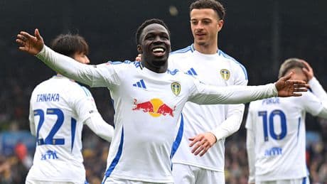 Jubilant Leeds secure promotion with 6-0 thrashing of Stoke City and eye Championship title
