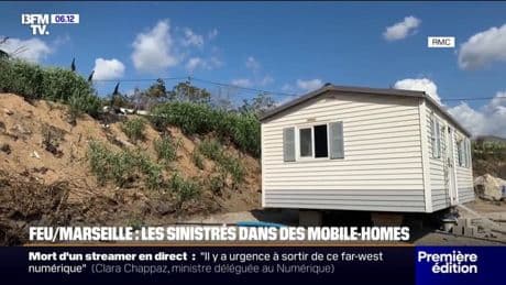 À Marseille, les sinistrés des incendies relogés dans des mobil-homes