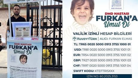 DMD Kas Hastası minik Furkan, hayata tutunmak için destek bekliyor