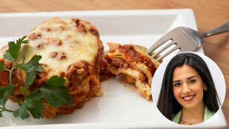 Sandra Moñino (29 años), chef de cocina saludable, no se corta: "El secreto de la lasaña sana es esta bechamel antiinflamatoria"