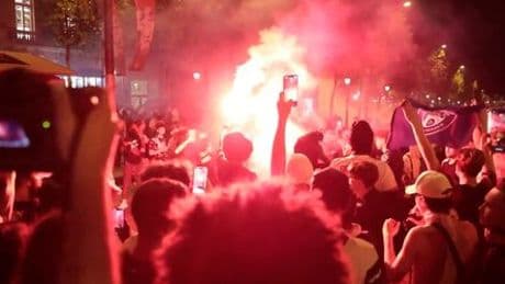 Ausschreitungen bei Champions-League-Feier: Randale beim Fußballfest in Paris