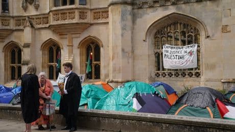 Cambridge college to cut ties with arms companies following student protests