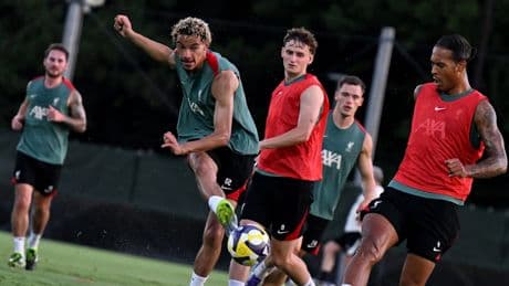 Wirtz, Ekitiké, Frimpong - Ex-Bundesliga-Trio wirbelt im Liverpool-Training