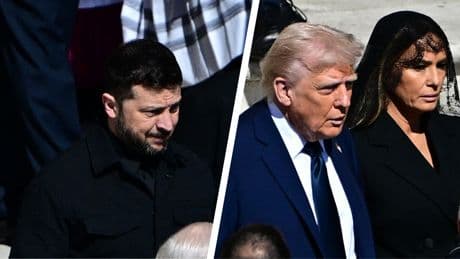 Donald Trump et Volodymyr Zelensky se sont rencontrés en marge des funérailles du pape