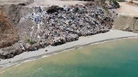 Giresun'da Karadeniz'in kıyısındaki çöplük, ekosistemi tehdit ediyor