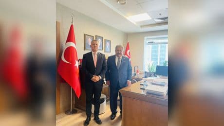 Ahmet Özer'in avukatı Hasan Sınar MHP'li Feti Yıldız'ı ziyaret etti