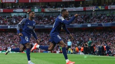 Dembélé mit Blitztor: PSG nach Sieg bei Arsenal auf Finalkurs