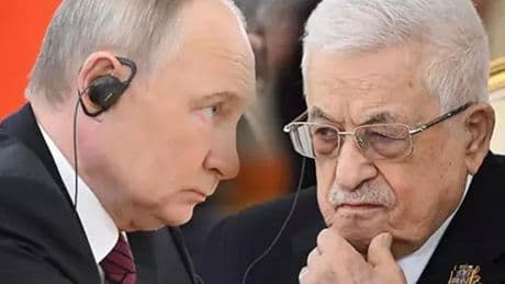 Putin, Filistin Devlet Başkanı Mahmud Abbas ile görüştü