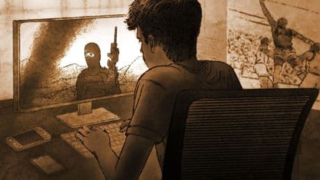 Via porn, gore and ultra-violence, extremist groups are sinking hooks online into the very young