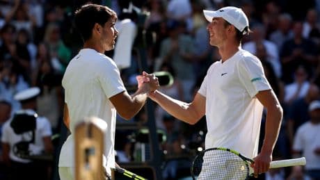 Wimbledon 2025: Oliver Tarvet's fairytale run ends as Carlos Alcaraz reaches round three