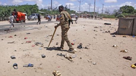 Suicide attacker in Somali capital kills 13 at a military recruitment center