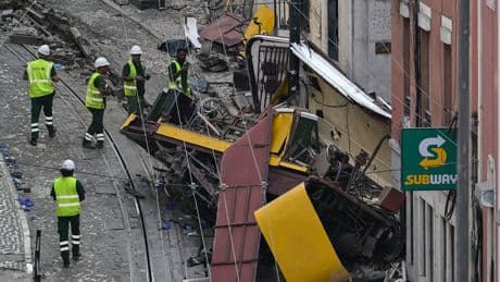 Lisbon’s double miracle: Father feared dead in funicular crash found alive after toddler son rescued from wreckage