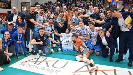 <b>Cuneo Volley vince a Brescia Gara 1 della Finale Playoff</b>