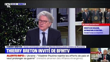 Droits de douane: pour Thierry Breton, ancien commissaire européen, cet accord "n'est pas glorieux"