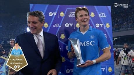 Scott McTominay named Serie A MVP after Napoli seal Scudetto