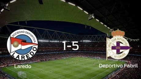 Triunfo del Deportivo Fabril tras golear 1-5 en el estadio del Laredo