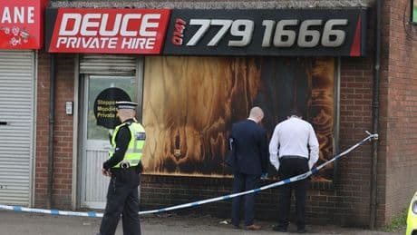 Glasgow taxi firm 'firebombed' in latest attack linked to gangland turf war