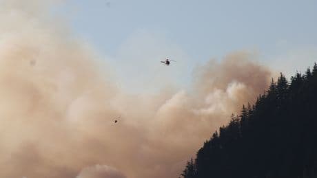 Squamish wildfire balloons to 54 hectares, containment lines holding
