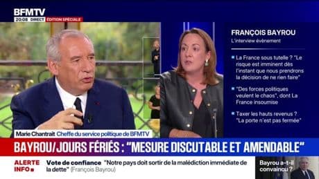 Ce qu'il faut retenir de l'interview de François Bayrou