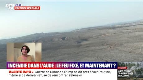 Feu fixé dans l'Aude: "Il faut amplifier la flotte existante", estime Sophie Pantel, député de Lozère (PS)