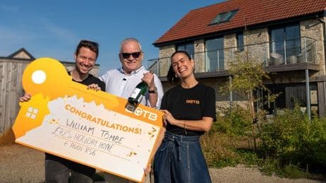 Former Scots taxi driver 'luckiest man in world' after £725k holiday home win in online comp