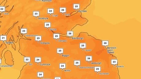 Full forecast for Oasis Murrayfield night 3 as Scots fans face 'intense' 26C heat