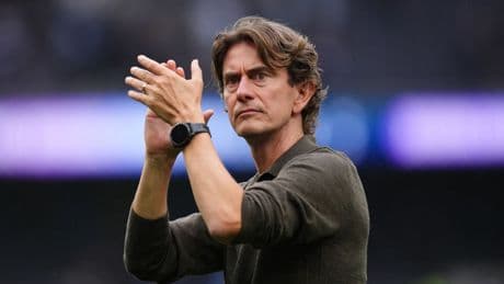 Daniel Levy’s departure has not impacted my role at Tottenham, Thomas Frank says