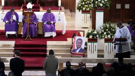 Political Rivalry in Zambia Extends to Funeral of Former President Edgar Lungu